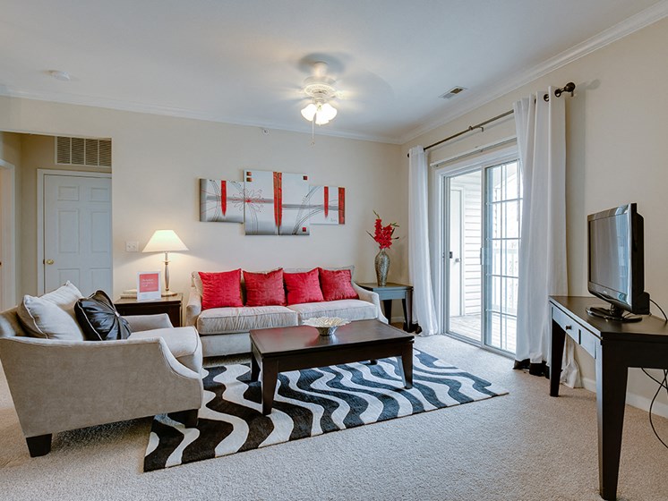 Carpeted Living Room